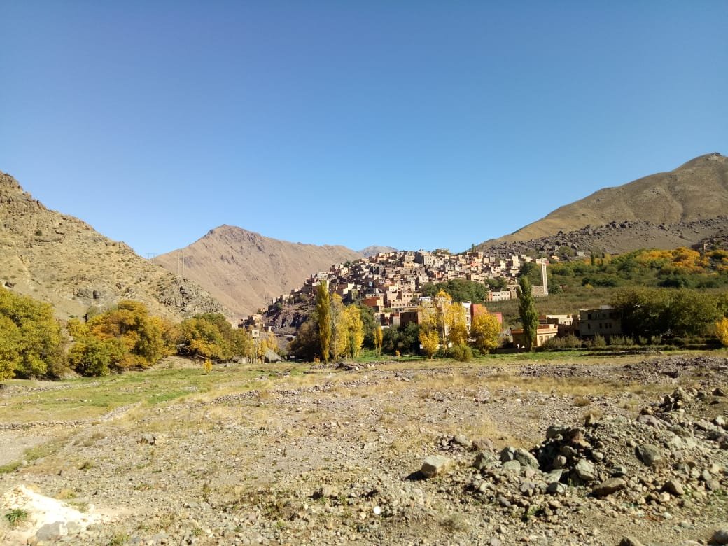 Berber village toubkal mountain marrakech