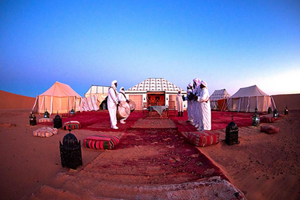 berber village in desert marrakech