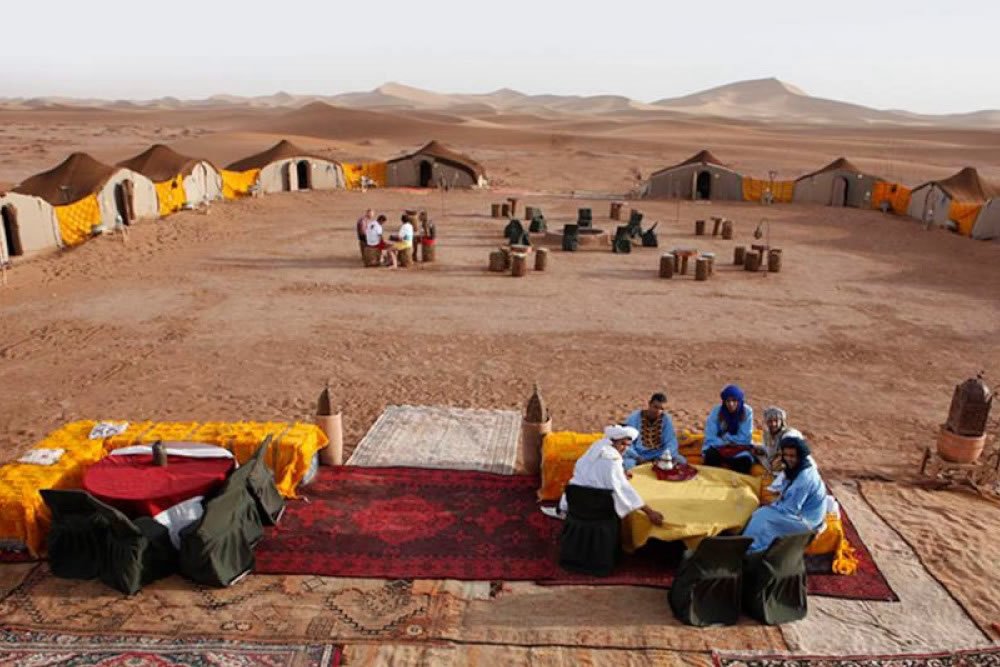 Merzouga desert camel Traditional trip